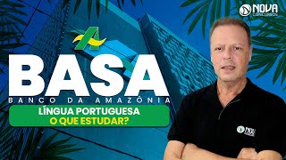 Concurso BASA 2022 Português para Técnico Bancário  O que estudar [upl. by Mad]