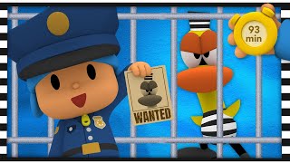 👮POCOYO AND NINA  Wanted By Police 93 min ANIMATED CARTOON for Children FULL episodes [upl. by Kahle]