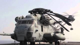 US Marine Corps CH53E Super Stallion Sea Stallion [upl. by Ahsikam769]