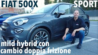 FIAT 500X più bella e più efficiente con il powertrain mild hybrid e cambio doppia frizione [upl. by Najram332]