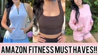 I Bought The Best Reviewed Fitness Clothing On Amazon [upl. by Rubma13]