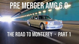 The Road To Monterey  Part 1  MercedesBenz 560SEL 60 AMG [upl. by Finley]