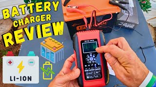 Battery Charger for Lifepo4 or Lead Acid  TestingReview [upl. by Seavey]