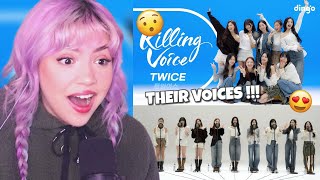 REACTION TWICE KILLING VOICE [upl. by Patten]