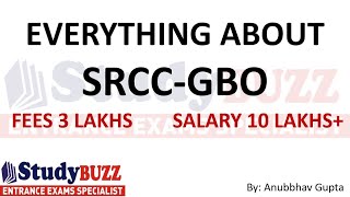 Everything about SRCCGBO Exam pattern Syllabus Cutoffs  Fees 32 lakhs Placement 10 Lakhs [upl. by Puiia]