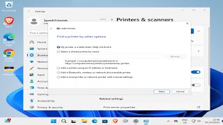 How To Connect A Network Printer in Windows 11 [upl. by Ahsienat303]