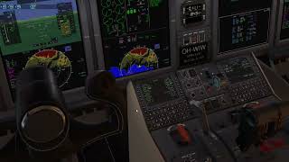 XP11 Challenger 650 RNP A approach at LFMN Runway 04L [upl. by Luas]