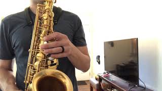 Gold Plated Rampone and Cazzani R1 Jazz Alto Saxophone Demo wwwdcsaxcom [upl. by Iverson]