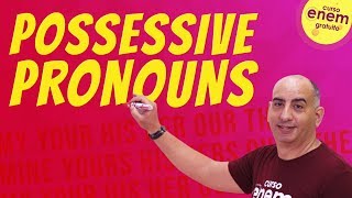 POSSESSIVE PRONOUNS Pronomes possessivos do Inglês  Resumo de Inglês para o Enem [upl. by Llerdnod]