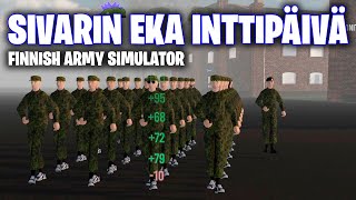 Sivarille AAMUJA  Finnish Army Simulator  Päivä 1 [upl. by Atilem]