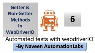 Getter and NonGetter methods in Page Class  Part  6 [upl. by Hebbe]