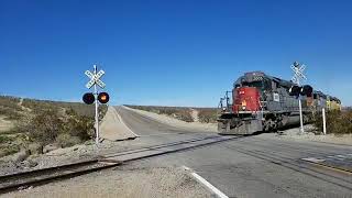 Trona Railway 2005 leads powermove to Searles CA [upl. by Collen]