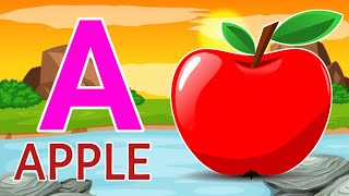 A for apple  अ से अनार  abcd  phonics song  a for apple b for ball c for cat  abcd song  abcde [upl. by Nairred]