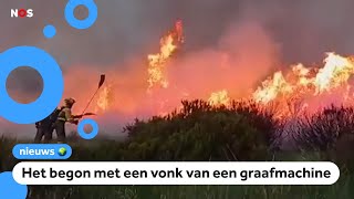 Grote bosbrand in Spanje komt door Nederlands bedrijf [upl. by Elimac]