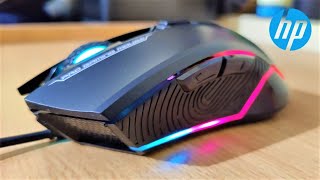 Best HP Gaming Mouse in Budget  HP G360 RGB Gaming Mouse with Software  6200 DPI [upl. by Ennaegroeg]