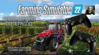 FS22  Colheita com Case IH 9250 AFS Aprendizado baseado em jogos com Farming Simulator 22 [upl. by Malca]