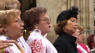 La Salve Rociera  Funeral of Queen Fabiola of Belgium 2014 [upl. by Notsirk474]