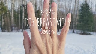 How to Make a Breastmilk Ring  DIY Breastmilk Jewelry [upl. by Vivica45]