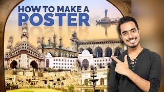 How to Make a Poster or Collage in Photoshop [upl. by Yendis358]