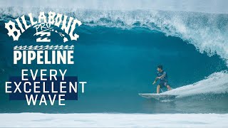 Every Excellent Wave  Billabong Pro Pipeline 2023 [upl. by Treulich]