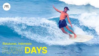 RAW DAYS  October 2022 in Batukaras Indonesia  Epic longboard session [upl. by Cathe]