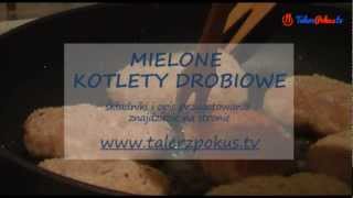 Mielone kotlety drobiowe  TalerzPokustv [upl. by Ollehto]