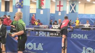 Table Tennis  Primary Schools International  Guernsey 2016 [upl. by Lasko901]