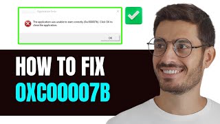 How To Fix Error OXCOOOO7B 2024 Guide [upl. by Codd]