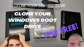 Cloning your HDD SSD NVME for Free Windows Linux Mac OS KEEP ALL FILES no need to reinstall [upl. by Lorraine]