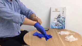 Nitrile gloves VS PVC gloves vinyl [upl. by Aihtnis]