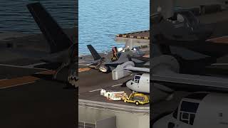 F35 decolando na vertical de um portaaviões msfs2020 gaming aviation beautiful [upl. by Bruns277]