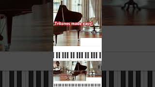 🔥 Tritones in relation to dominant chords piano music pianotutorial pianotechnique [upl. by Ermengarde]