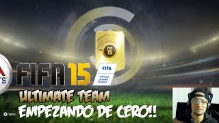 FIFA 15 ULTIMATE TEAM  Empezando de Cero  PS4 Gameplay [upl. by Eddra]