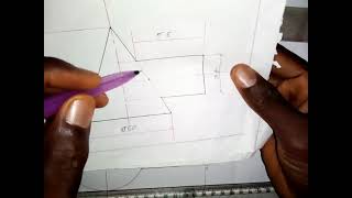 To Draw the Curve of Interpenetration of a Cylinder Intersecting a Cone [upl. by Clarette]