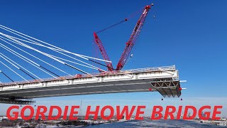 Gordie Howe International Bridge  Detroit Michigan [upl. by Mcculloch178]