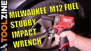 Milwaukee M12 Fuel Stubby Impact Wrench and Battery Test with 20 40 60 [upl. by Shadow]