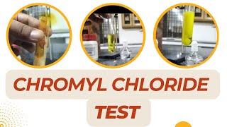 Chromyl Chloride Test [upl. by Francisca]