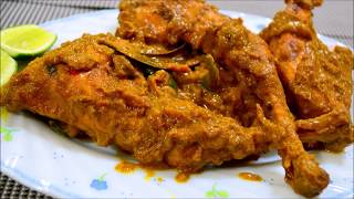 Murgir jhal Roast Spicy Chicken Roast শাহী মুরগির রোস্ট [upl. by Ambur]