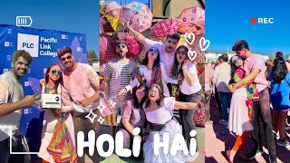 How I Celebrated My Favourite Day Of The Year  HOLI 2024  HOLI IN CANADA [upl. by Girardo]