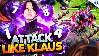 KLAUS finished RANK 1 with EASIEST  STRONGEST Strategy at TH16  Best Legend Attacks [upl. by Ahsenaj277]