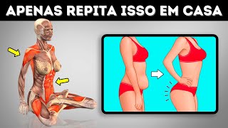 10 EXERCÍCIOS FÁCEIS PARA PERDER BARRIGA RÁPIDO  Treino Iniciante Sem Impacto Sem Equipamentos [upl. by Edita]