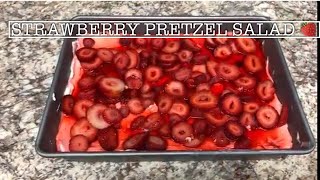 Strawberry Pretzel Salad  Sweet Treats  Episode 75 [upl. by Shieh]