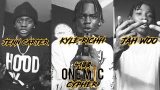 4100 ONE MIC CYPHER KYLE RICHH  JENN CARTER  JAH WOO [upl. by Menell]