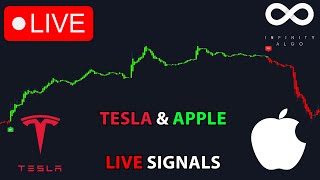 🔴Live Tesla amp Apple Signals  Free 5m Chart TSLA AAPL Stock Trading Analysis amp Prediction [upl. by Mena424]