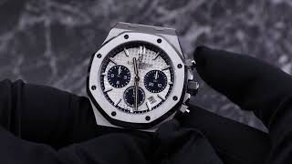 Audemars Piguet Royal Oak Chronograph 38 26315STOO1256ST01 Unboxing amp Presentation [upl. by Mars]