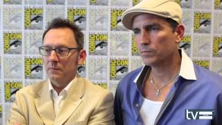 Person of Interest Season 3 Michael Emerson amp Jim Caviezel Interview [upl. by Eirrahs]