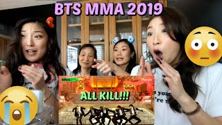 BTS MMA 2019 Melon Music Awards Full Performance FAMILY REACTION [upl. by Ived383]