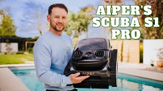 Effortless Pool Cleaning with the Aiper Scuba S1 Pro [upl. by Ggerc]