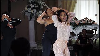 EPIC SURPRISE WEDDING DANCE  OMEGA MIGHTY HAVIAH MIGHTY [upl. by Yrakcaz383]