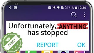 Unfortunately APP has stopped  Android Fix [upl. by Langdon]